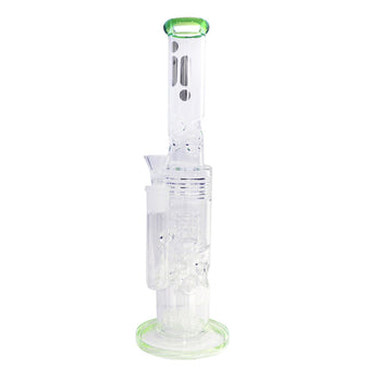 Bong Infyniti 16" avec plusieurs percs, récupérateur de glace et sans vapeur