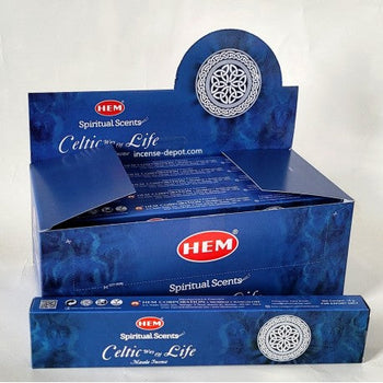 HEM Spiritual Scents – Celtic Way Of Life Premium Hand-Rolled Masala Incense (15g)