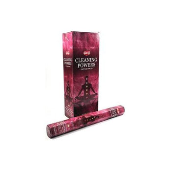 HEM Cleaning Powers 9″ Incense Sticks – Hex Box (20g)