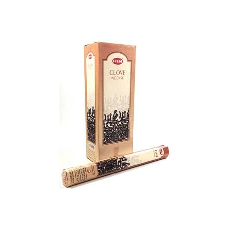 HEM Clove 9″ Incense Sticks – Hex Box (20g)