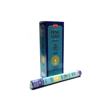 HEM Feng Shui Water 9″ Incense Sticks – Hex Box (20g)