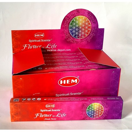 HEM Spiritual Scents – Flower Of Life Premium Hand-Rolled Masala Incense (15g)