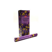 HEM Lavender Fennel 9″ Incense Sticks – Hex Box (20g)