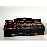 HEM Incense Sticks - Palo Santo Cimmamon 9″ Incense Sticks – Hex Box (20g)
