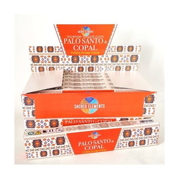 Sacred Elements – Palo Santo & Copal Premium Hand-Rolled Masala Incense (15g)