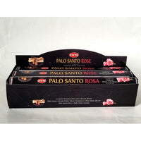 HEM Incense Sticks - Palo Santo Rose 9″ Incense Sticks – Hex Box (20g)