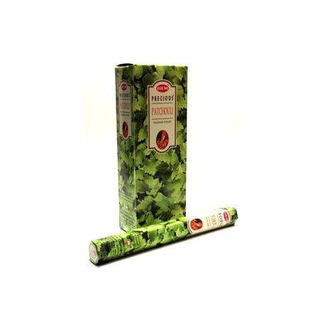 HEM Patchouli 9″ Incense Sticks – Hex Box (20g)
