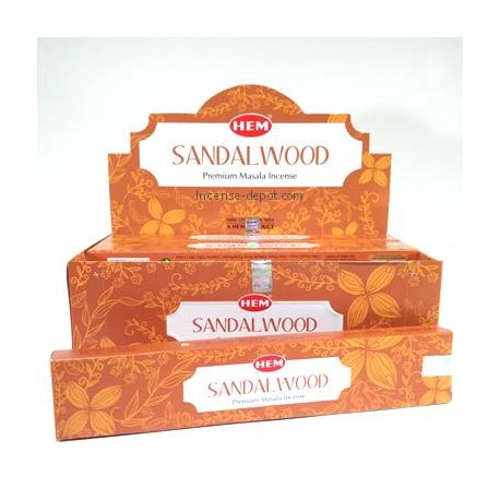 HEM – Sandalwood Premium Hand-Rolled Masala Incense (15g)
