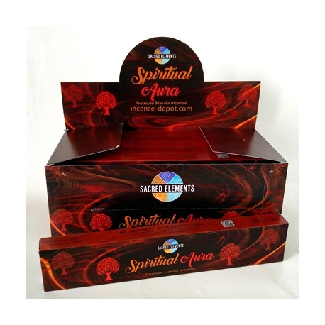 Sacred Elements – Spiritual Aura Premium Hand-Rolled Masala Incense (15g)