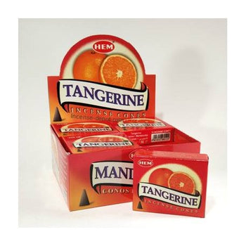 HEM - Tangerine Incense Cones (10 Cones)