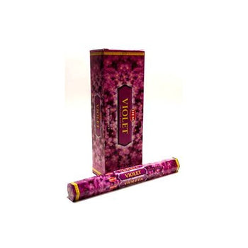 HEM Violet 9″ Incense Sticks – Hex Box (20g)