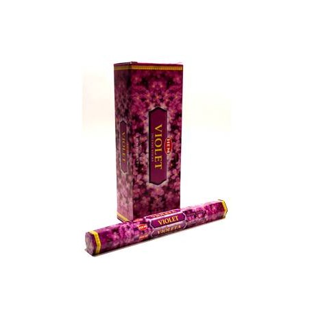 HEM Violet 9″ Incense Sticks – Hex Box (20g)