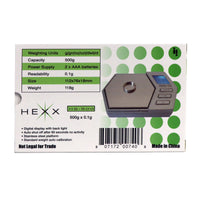 Infyniti - Hexx Digital Pocket Scale 500g x 0.1g