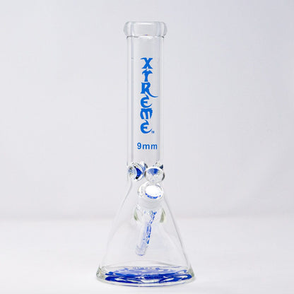 Xtreme 14″ 9mm Bong With Matching Bowl And Stem