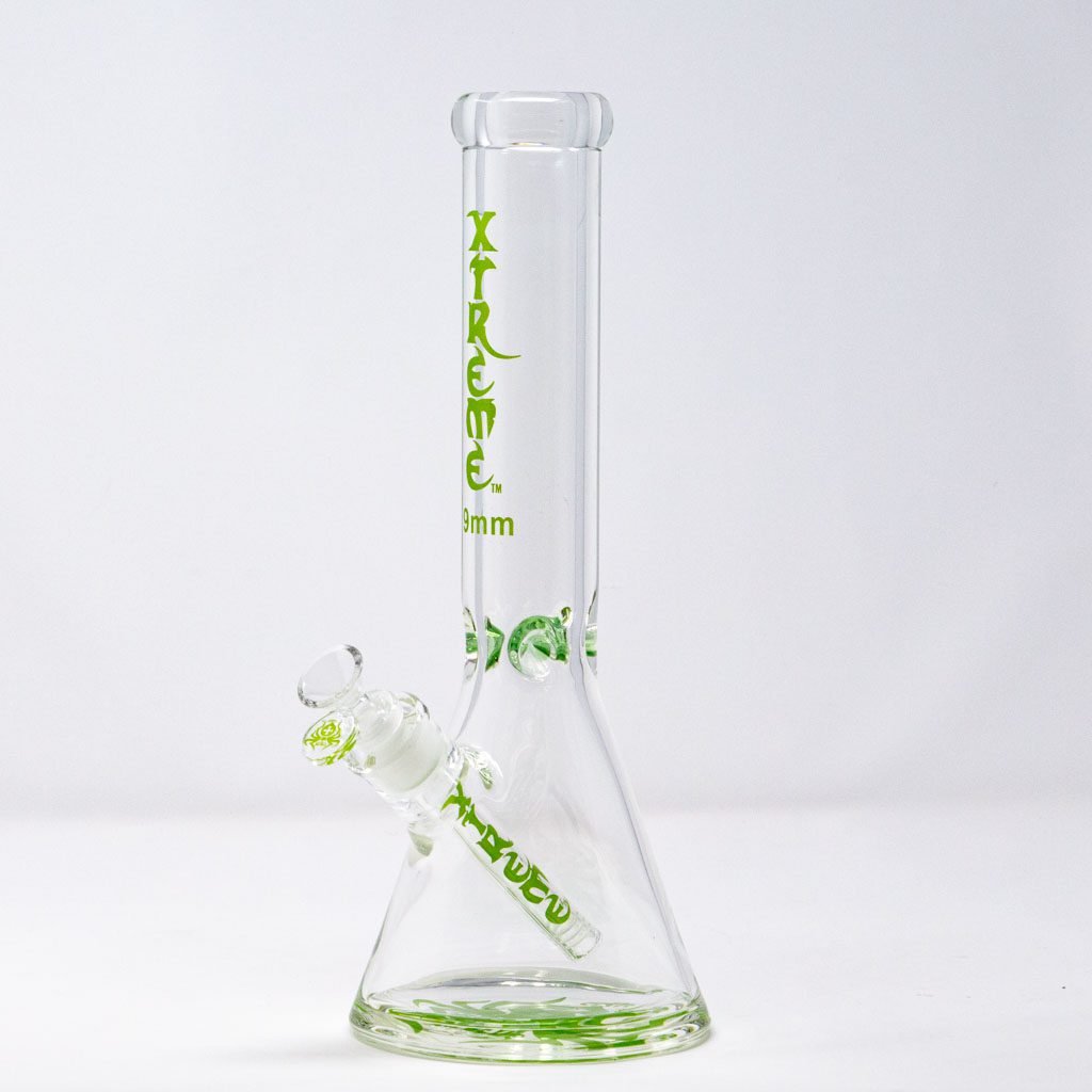 Xtreme 14″ 9mm Bong With Matching Bowl And Stem