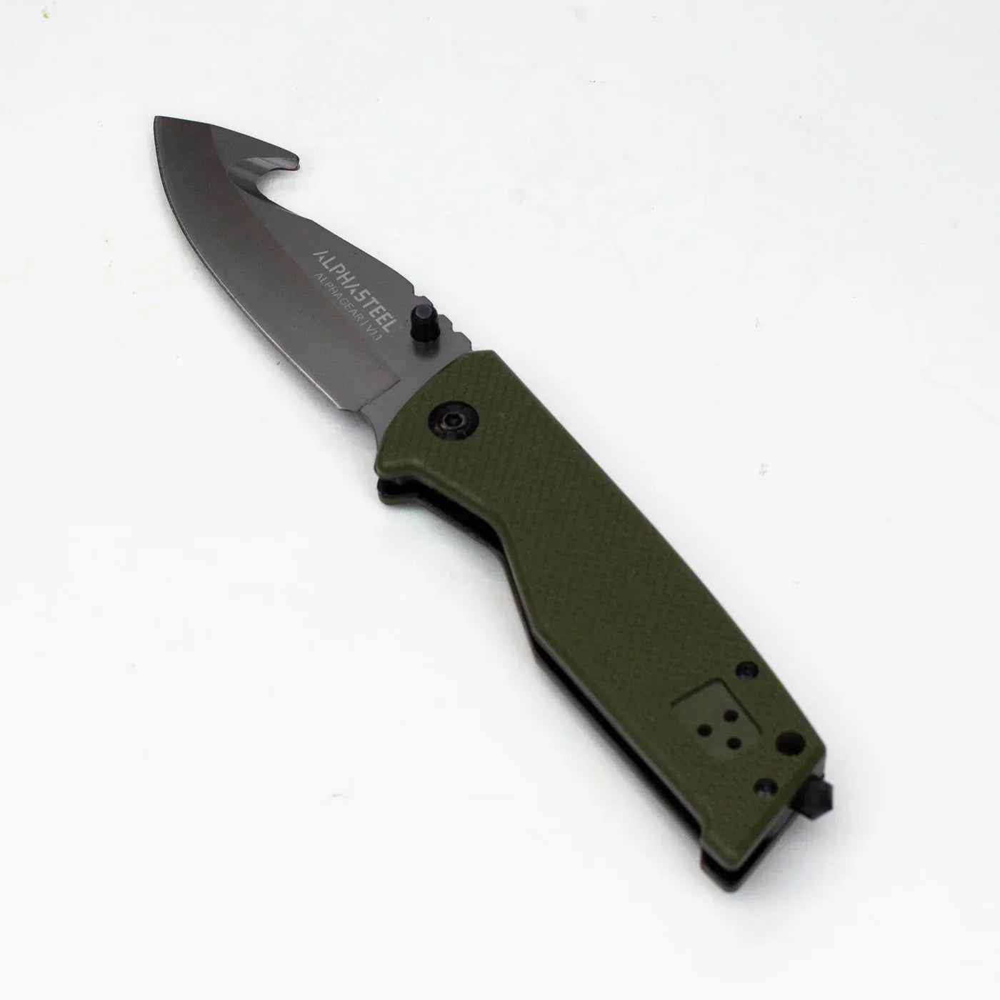 ALPHASTEEL - 8" Hunting Knife - Military Fold