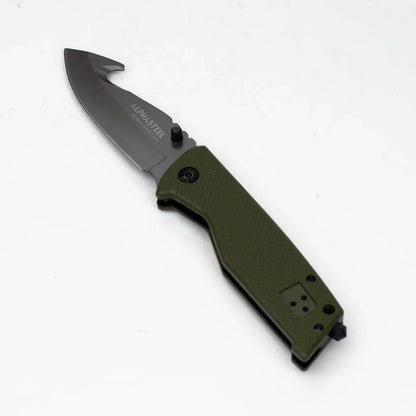 ALPHASTEEL - 8" Hunting Knife - Military Fold