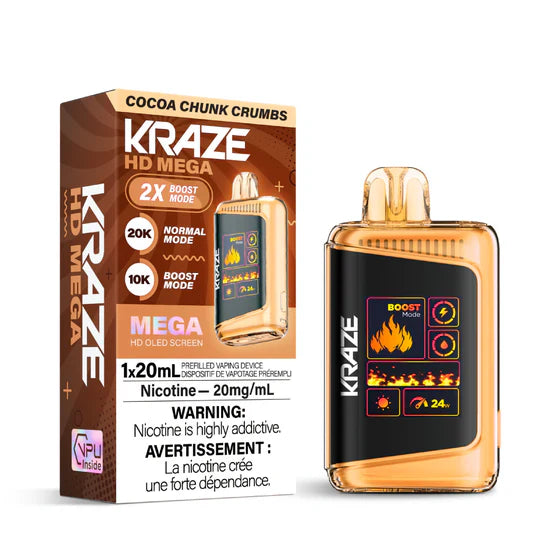 Kraze HD Mega 20k Rechargeable Disposable Vape 20ml