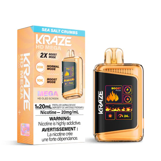 Kraze HD Mega 20k Rechargeable Disposable Vape 20ml