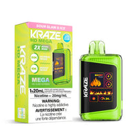 Vape jetable rechargeable Kraze HD Mega 20k 20 ml