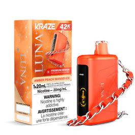 Kraze Luna Rechargeable Disposable Vape 20ml