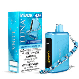 Kraze Luna Rechargeable Disposable Vape 20ml