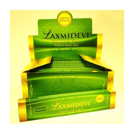 Nandita - Laxmidevi Incense Natural & Organic Hand-rolled Masala Incense Sticks 15g