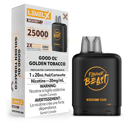 Flavour Beast Level X Boost Replacement Pod 20mL 15000 Puff