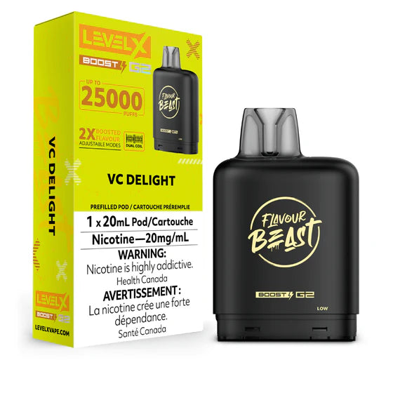 Pod de remplacement Flavour Beast Level X Boost 20 ml 15 000 bouffées