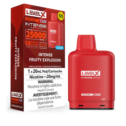 Intense Level X G2 Boosted Series Replacement Pod 20mL