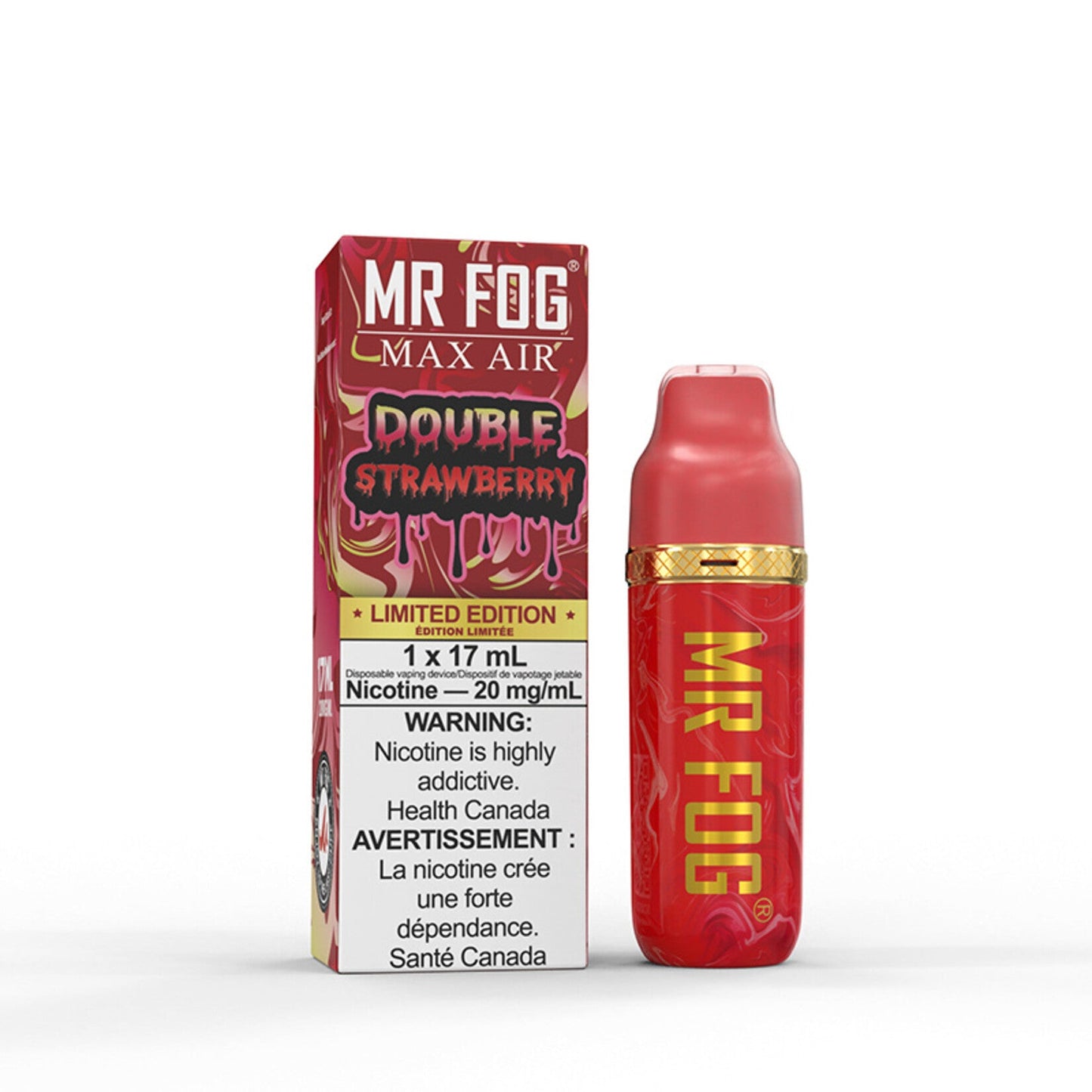 [DÉGAGEMENT] MR FOG Max Air 8500 Puff Vape jetable rechargeable 17 ml