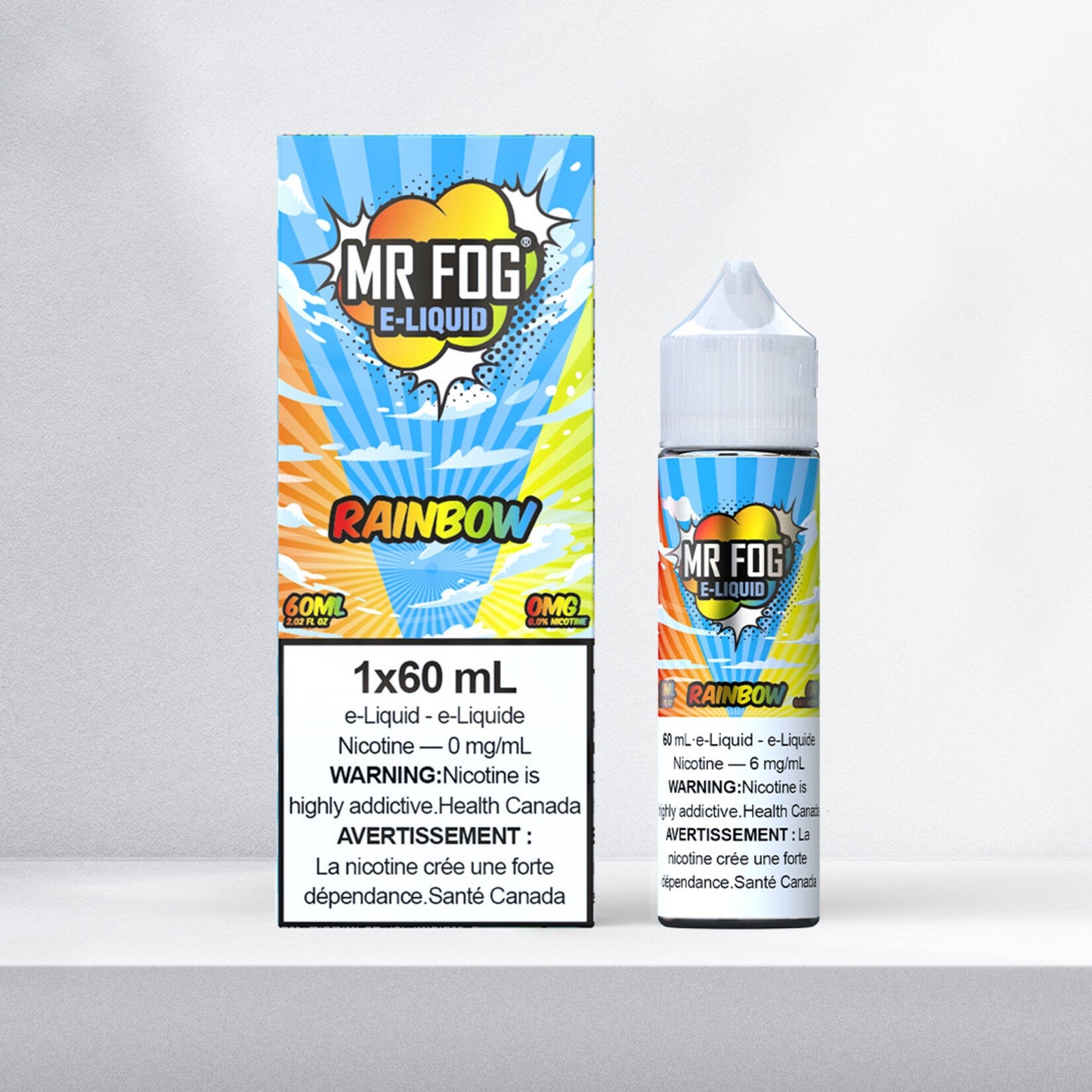 [DESTOCKAGE] E-liquide MR FOG 60mL - Arc-en-ciel