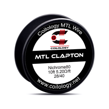 Bobine de fil Clapton Coilology NI80 MTL de 10 pieds