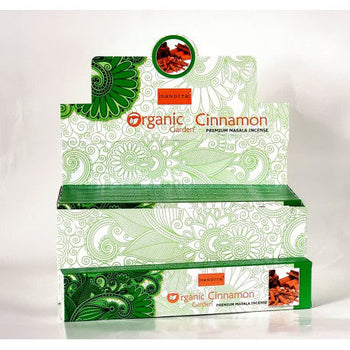 Nandita - Original Cinnamon Incense Natural & Organic Hand-rolled Masala Incense Sticks 15g