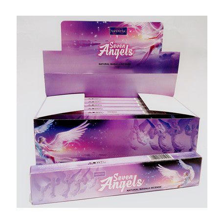 Nandita - Seven Angels Incense Natural & Organic Hand-rolled Masala Incense Sticks 15g