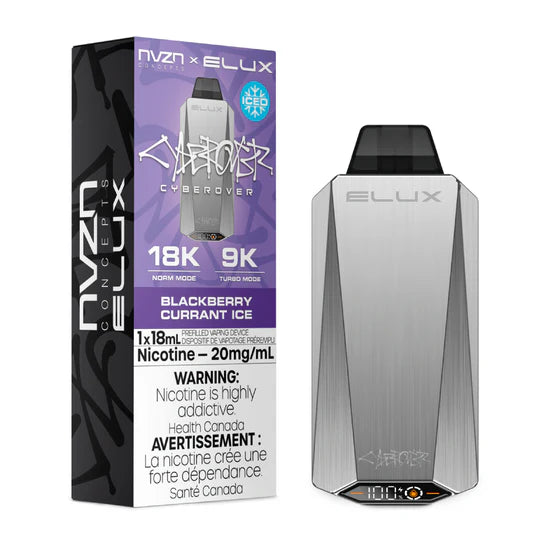 Vape jetable rechargeable NVZN Elux Cyberover 18K 18 ml