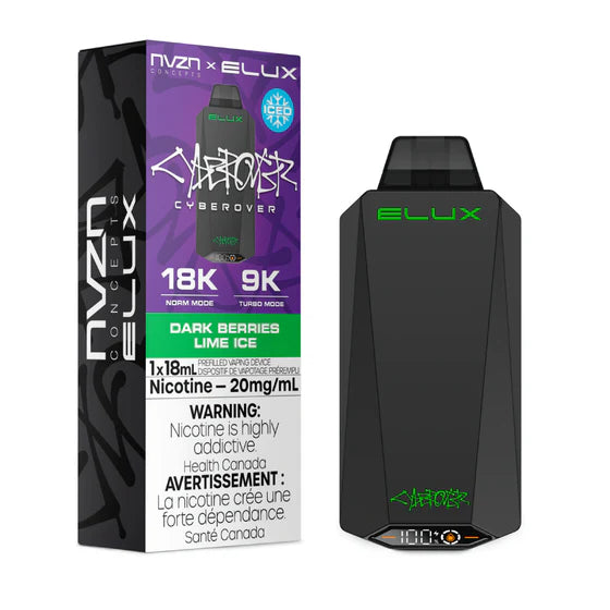 Vape jetable rechargeable NVZN Elux Cyberover 18K 18 ml