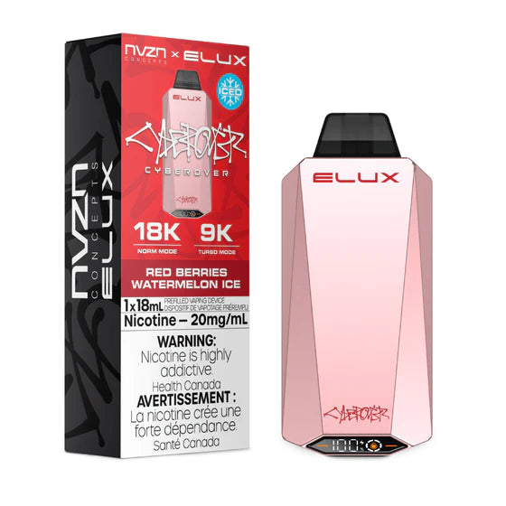 Vape jetable rechargeable NVZN Elux Cyberover 18K 18 ml