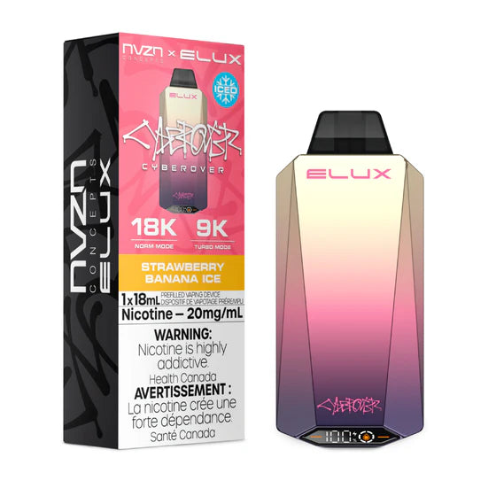 Vape jetable rechargeable NVZN Elux Cyberover 18K 18 ml