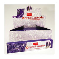 Nandita - Original Lavender Incense Natural & Organic Hand-rolled Masala Incense Sticks 15g