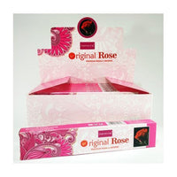 Nandita - Original Rose Incense Natural & Organic Hand-rolled Masala Incense Sticks 15g