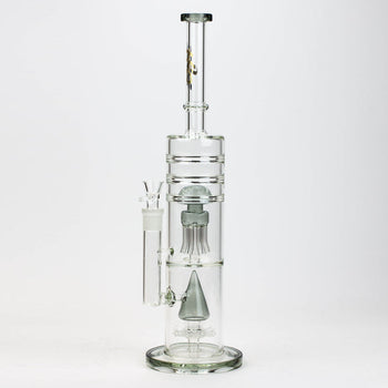 H2O 17" Dual Diffuser Glass Bong