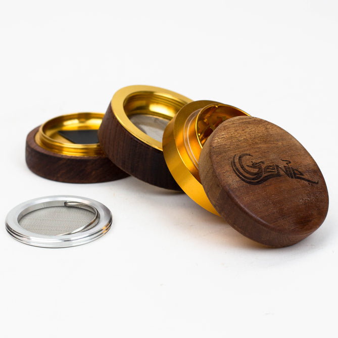 Genie 4 Parts Wooden Cover Grinder