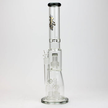 H2O 17.5" Glass Bong with Shower Head Percolator