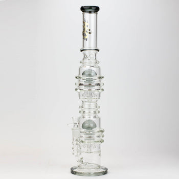 H2O 21" Dual Percolator Glass Bong