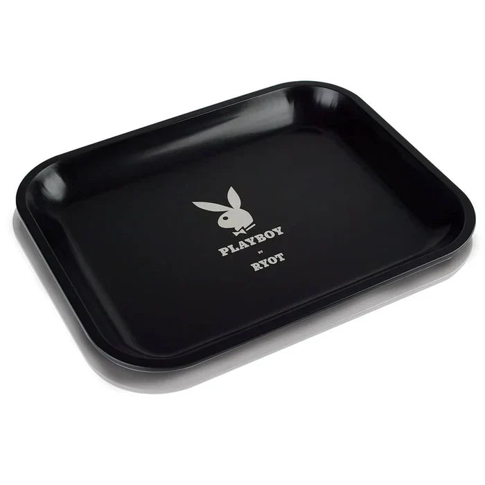 RYOT - 11" x 13" Playboy Silver Bunny Rolling Tray