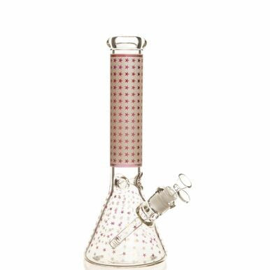 14" Luxury Dot/Shiny Dot Pattern 7mm Beaker Bong