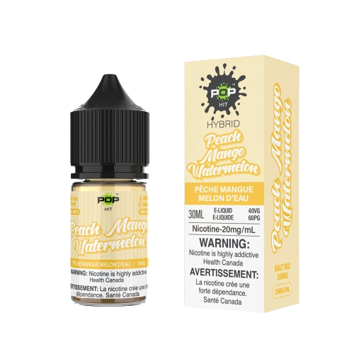 E-liquide Pop Hit Salt - Pêche Mangue Pastèque