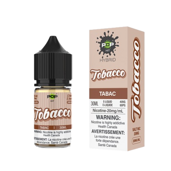 E-liquide Pop Hit Salt - Tabac