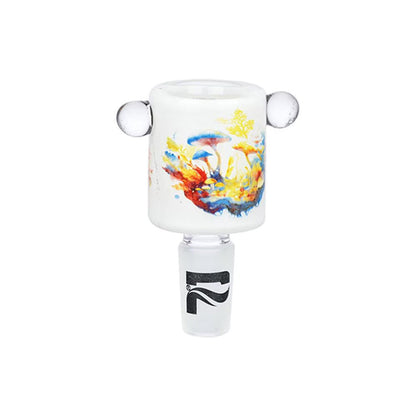 Pulsar - 14mm Inside Print Shrooms Herb Bowl